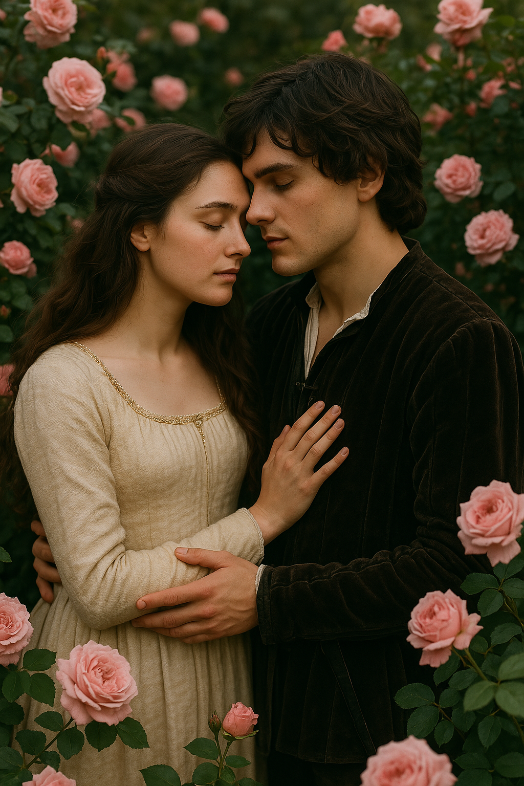 Pink Roses Romeo & Juliet 